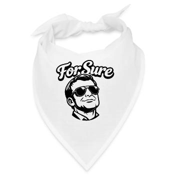 Für Certain Macron – männlicher Präsident - Bandana - Weiß - Vorne