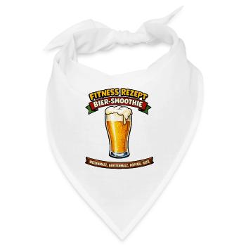 Fitness Rezept Bier-Smoothie - Bandana - Weiß - Vorne