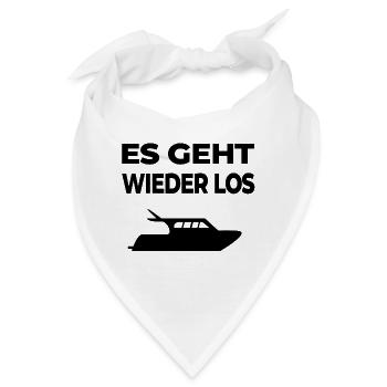 Motorboot - Bandana - Weiß - Vorne