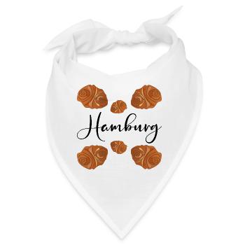 HAMBURGERIN HAMBURG FRANZBRÖTCHEN - Bandana - Weiß - Vorne