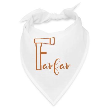 Großvater Axt - Bandana - Weiß - Vorne