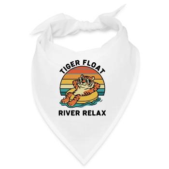 Tiger Buoy Retro Tiger Float River Relax - Bandana - Weiß - Vorne