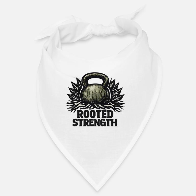 Rooted Strength: Eco-Primal Kettlebell Design Bandana
