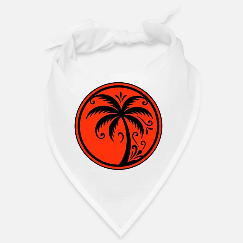 Plage icône des palmiers Bandana