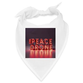 Friedensdrohnen-Neon-Schild - Bandana - Weiß - Vorne