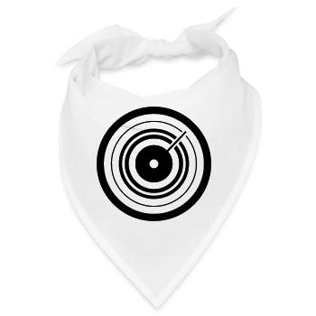 Zielscheibe Pfeil Dart Icon - Bandana - Weiß - Vorne