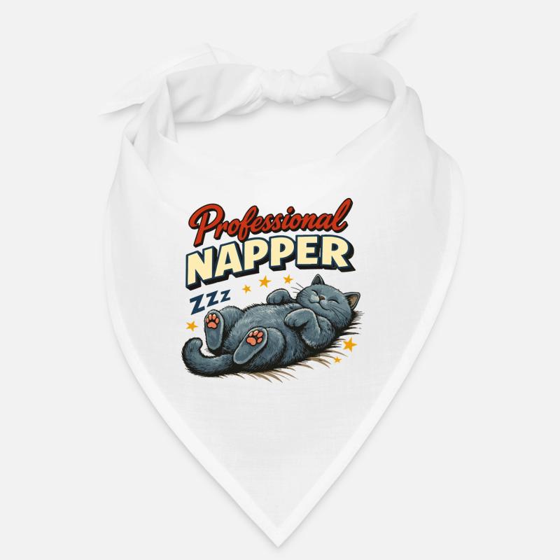Professional Napper – Britisch Kurzhaar Retro Katz Bandana