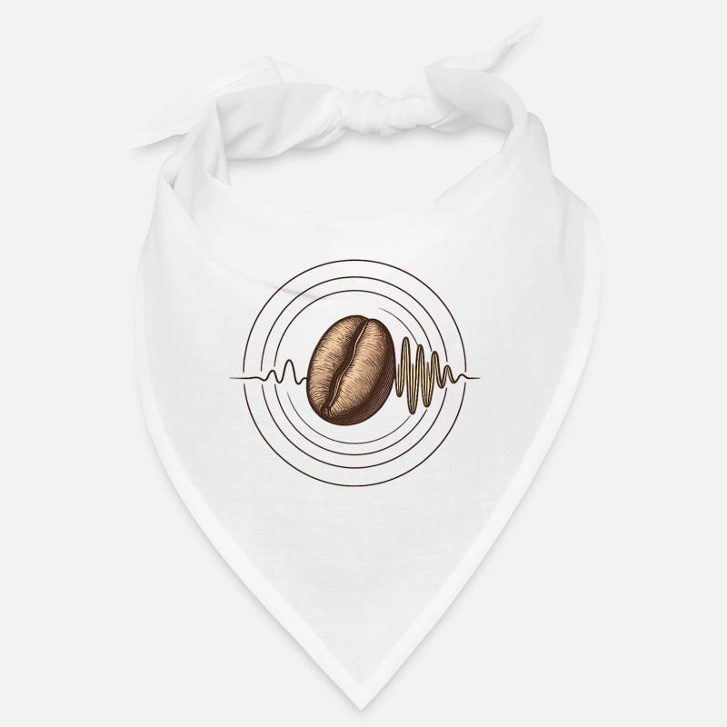 Coffee Core Sound Wave Bandana