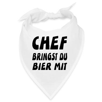 Chef - Bandana - Weiß - Vorne