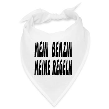 Benzin - Bandana - Weiß - Vorne