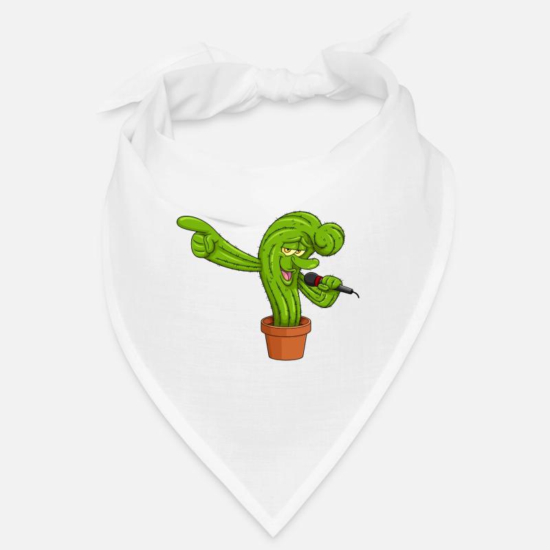 Cactonium Funny Character Cactus Meme Bandana