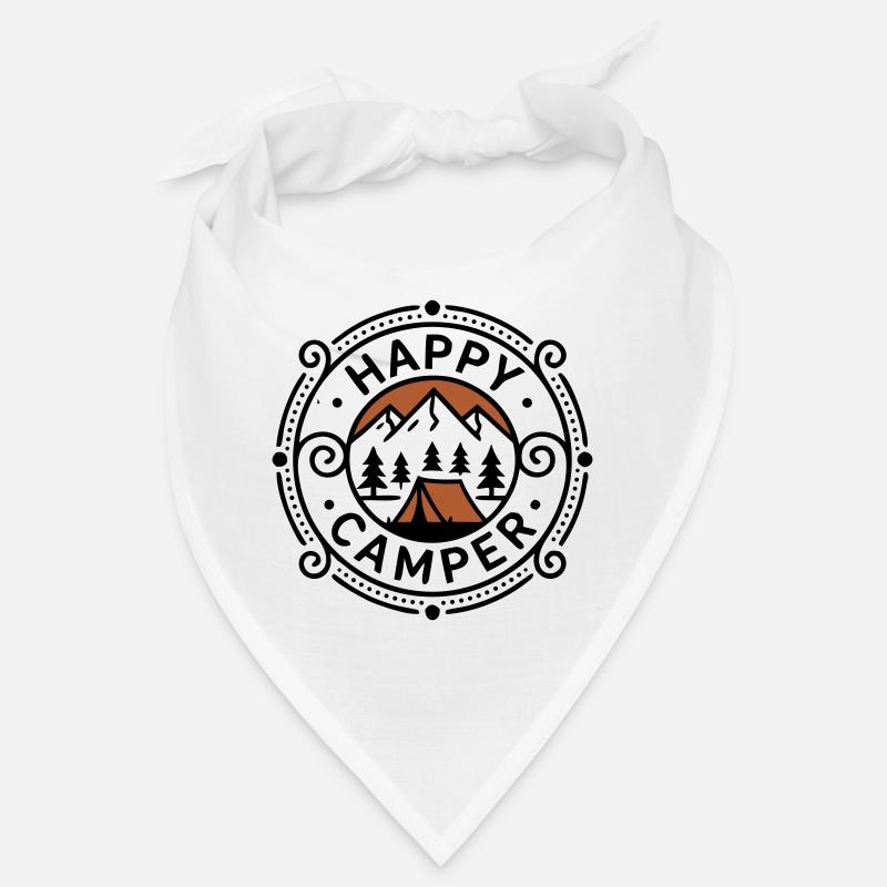 Proud Happy Camper Tent Crest Bandana