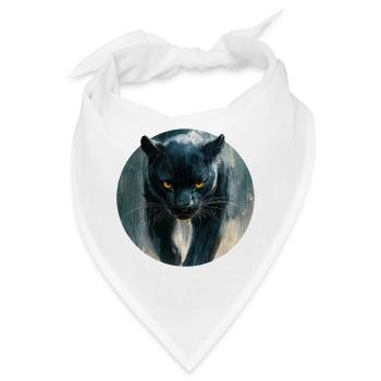 Design de Panthère noire - Bandana - Weiß - Vorne