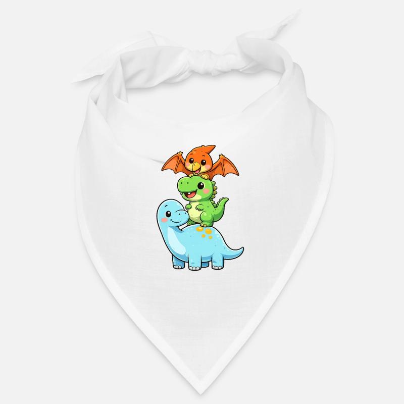 Brontosaurus T-Rex Pterodactyl Bandana