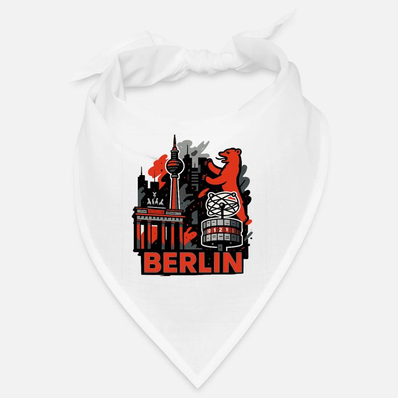 Berlin Skyline Bär Bandana