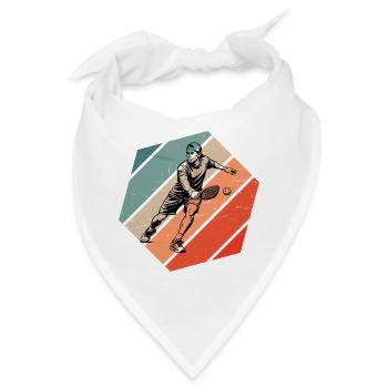 Pickleball Coach Geschenk für Pickleballspiel Fans - Bandana - Weiß - Vorne