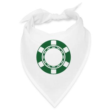 Casino-Münze - Bandana - Weiß - Vorne
