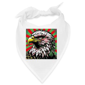 Adler - Bandana - Weiß - Vorne