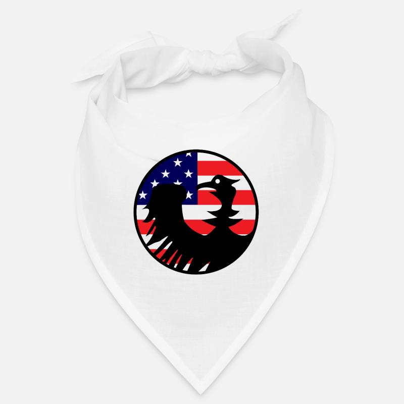Eagle Flag USA Silhouette Bandana