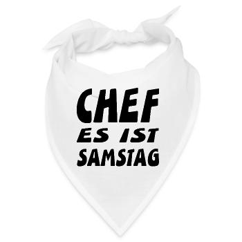 Chef - Bandana - Weiß - Vorne