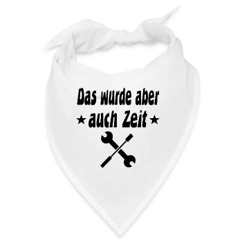 Schrauben - Bandana - Weiß - Vorne