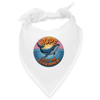 Hope/ Timmy der Buckelwal in der Ostsee - Bandana - Weiß - Vorne