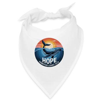Hope/ Timmy der Buckelwal in der Ostsee - Bandana - Weiß - Vorne