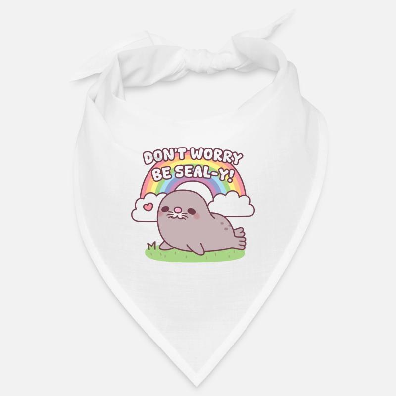 Ne t’inquiète pas, sois mignon Phoque Chonky et Rainbow Bandana