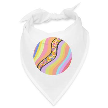 Joyful stream - Bandana - Weiß - Vorne