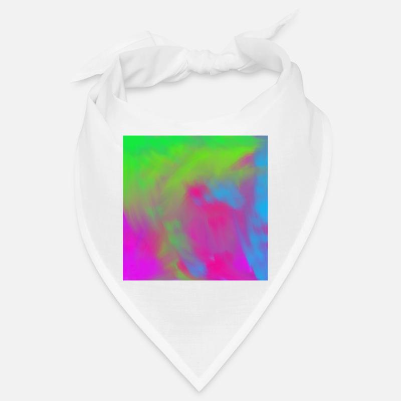 Explosion de gradient de colorant néon vif Bandana