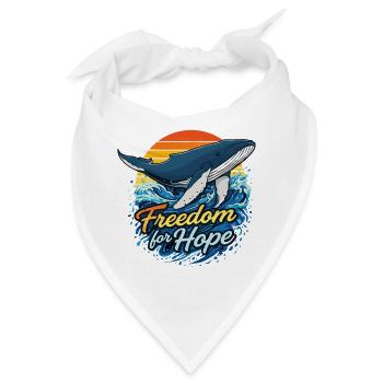 Freedom for Hope - Wal Sundowner - Bandana - Weiß - Vorne