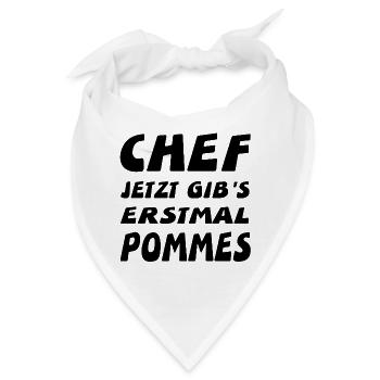 Chef - Bandana - Weiß - Vorne