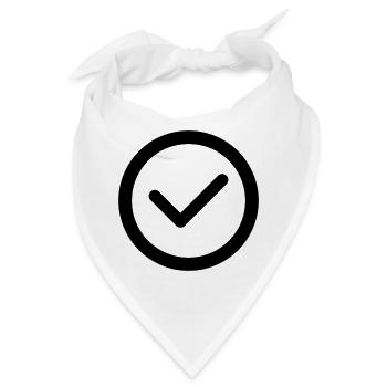 Abgehakt - Bandana - Weiß - Vorne