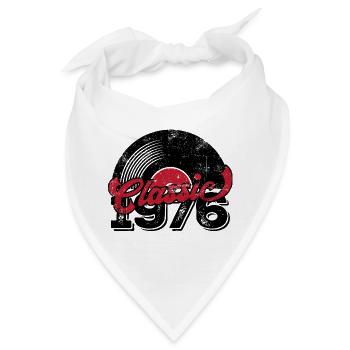 Vintage 1976 - Bandana - Weiß - Vorne