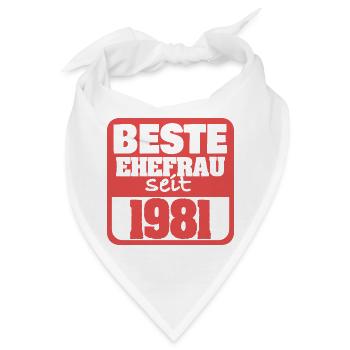 Ehe 1981 - Bandana - Weiß - Vorne