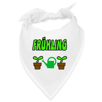 Frühling - Bandana - Weiß - Vorne
