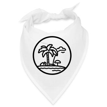 Feiertag - Bandana - Weiß - Vorne