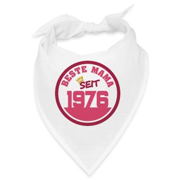 Mutti 1976 - Bandana - Weiß - Vorne