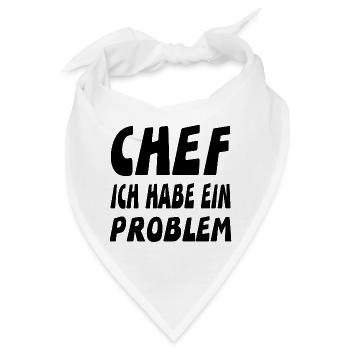 Chef - Bandana - Weiß - Vorne