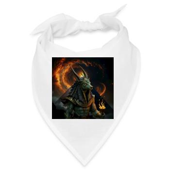 Anubis: Feuerkrieger - Bandana - Weiß - Vorne