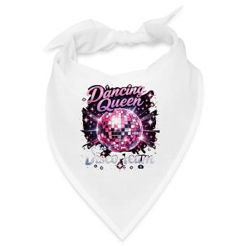 Dancing Queen & Disco Team: JGA Diskokugel Mix - Bandana - Weiß - Vorne