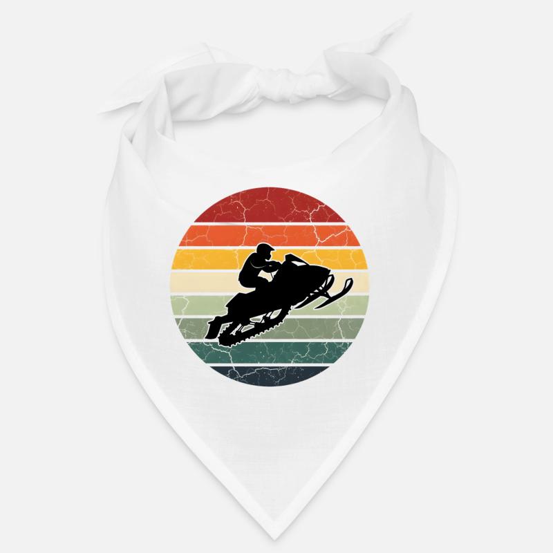 Snowmobile gift Retro snowmobile Bandana