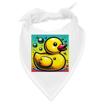 Ente Ente Ente Ente Ente - Bandana - Weiß - Vorne