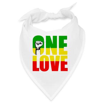 reggae - Bandana - Weiß - Vorne