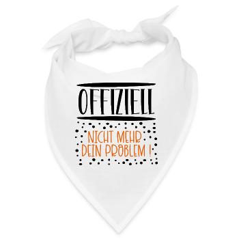 Verantwortung Freiheit - Bandana - Weiß - Vorne