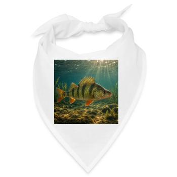 Sitze im Sonnenlicht unter Wasser - Bandana - Weiß - Vorne