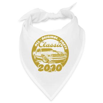 16. Geburtstag - Klassiker Musclecar 06/2010 - Bandana - Weiß - Vorne