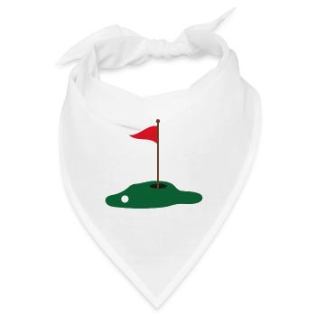 Golf Green - Bandana - Weiß - Vorne
