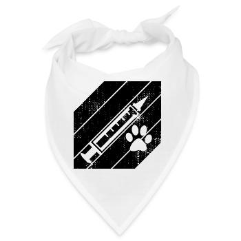 Spritze - Bandana - Weiß - Vorne