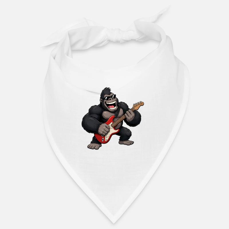 Gorille à la guitare Bandana